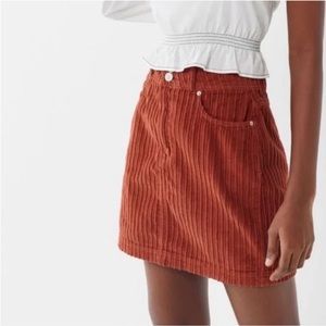 Urban Outfitters BDG Corduroy miniskirt in Rust